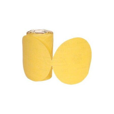 Saint-Gobain Abrasives Norton 66261149825 Paper PSA Disc Roll 5" Dia. P220 Grit Aluminum Oxide 100 Disc Per Roll 66261149825